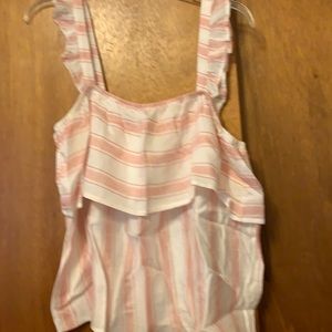 Pink and white stripes EUC, never worn